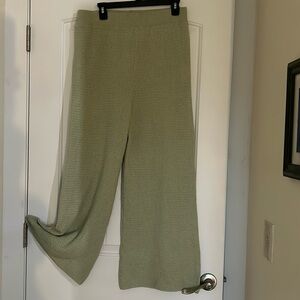Womens Knitted Flare Pants